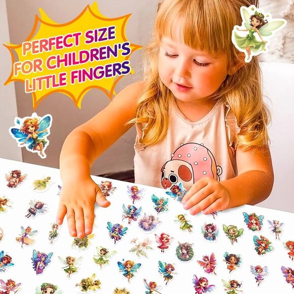 50 pcs Beautiful Fairy Stickers Vinyl Waterproof Non-Fading Sticker - Picture 9 of 9
